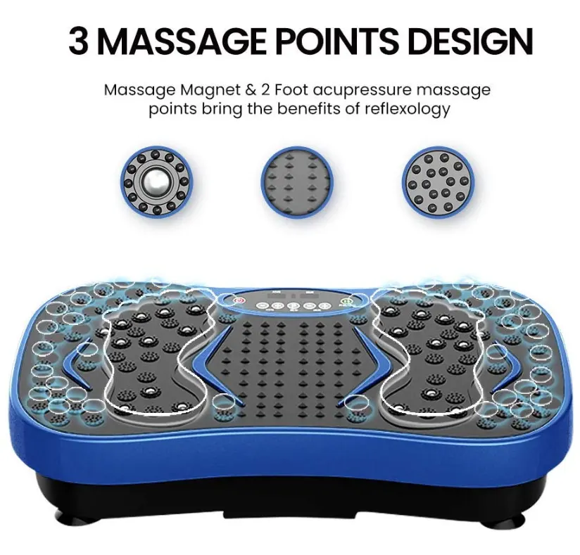 Hot selling crazy fit massage cheap ultrathin plate vibration platform 