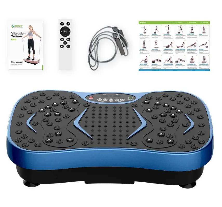 Hot selling crazy fit massage cheap ultrathin plate vibration platform 