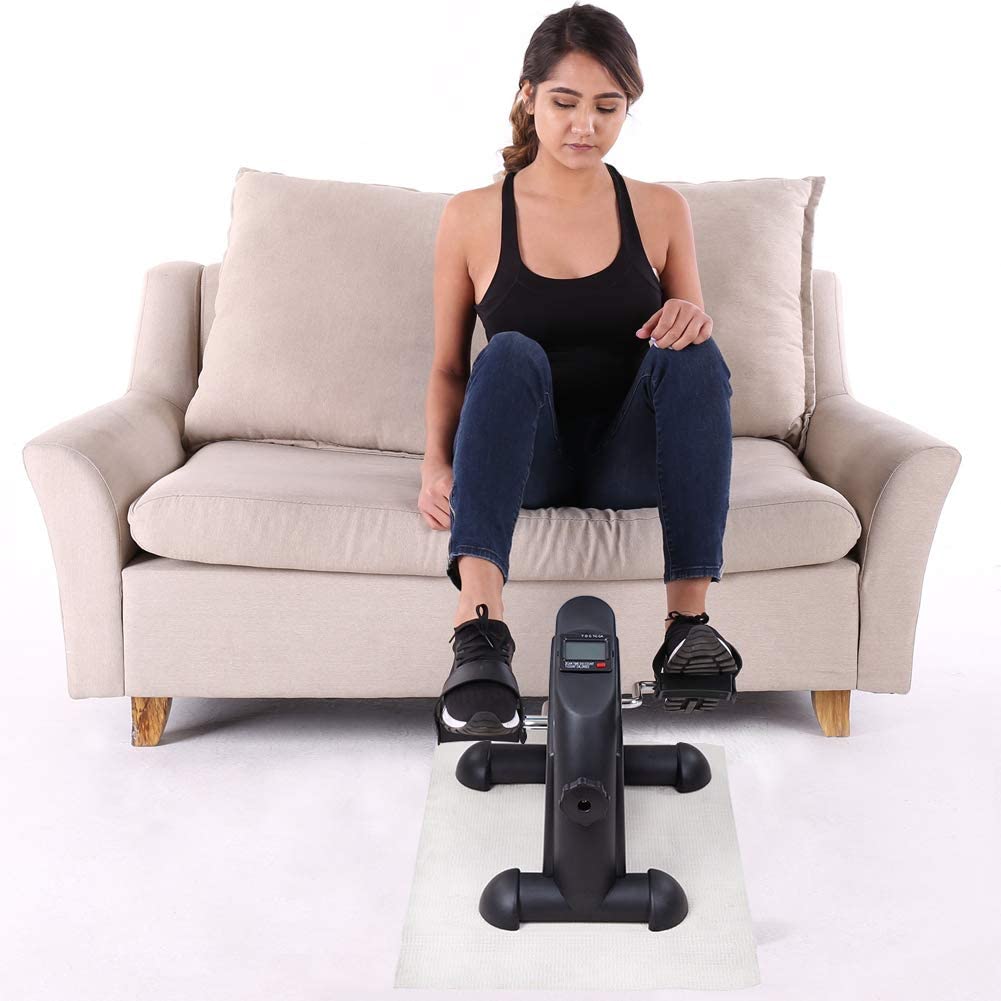 Home Use under desk mini Leg Exerciser Pedal Exercise Bike