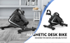 Home exercise magnetic elliptical under desk mini pedal bike 