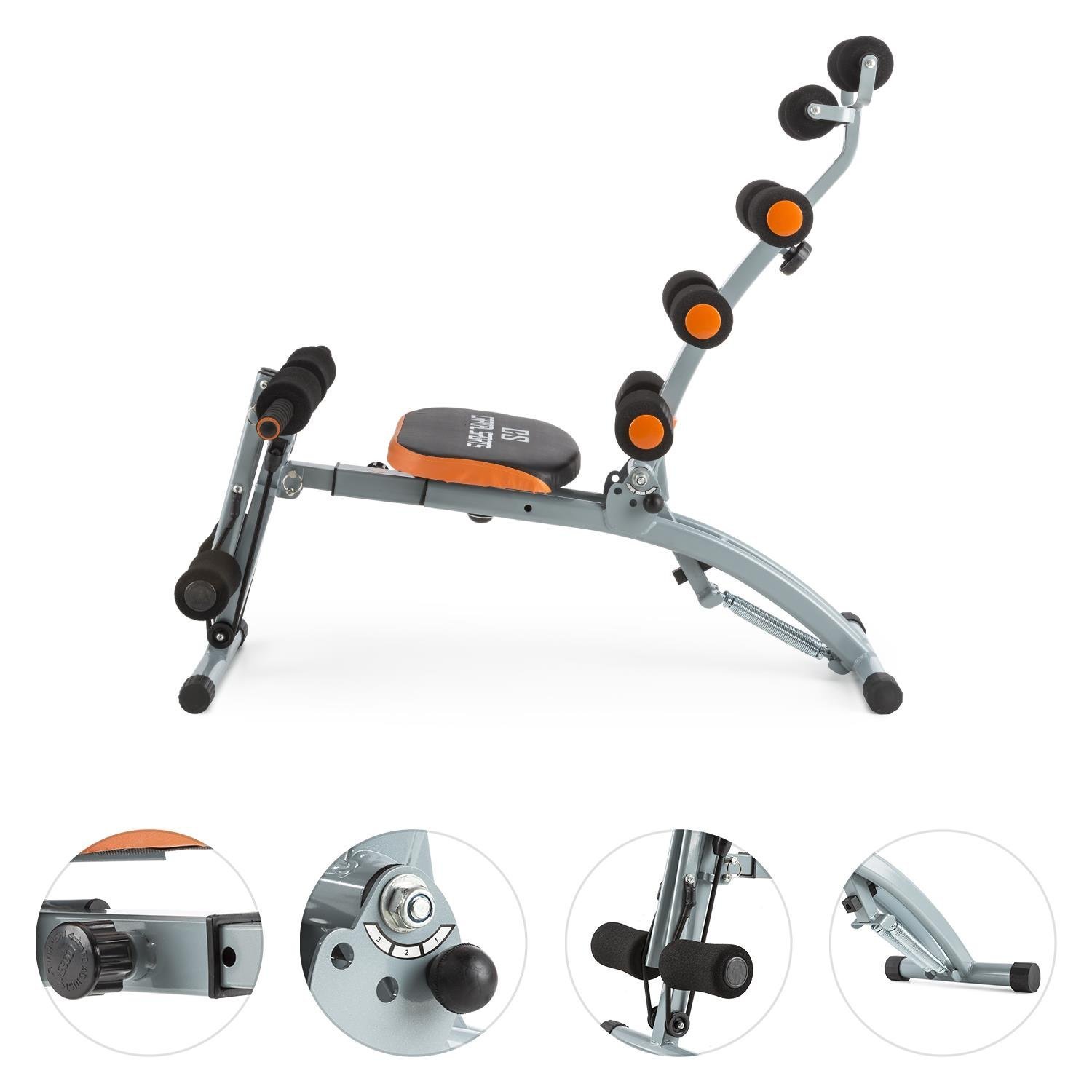 Height Adjustable ab trainer abs shaper abdominal machine