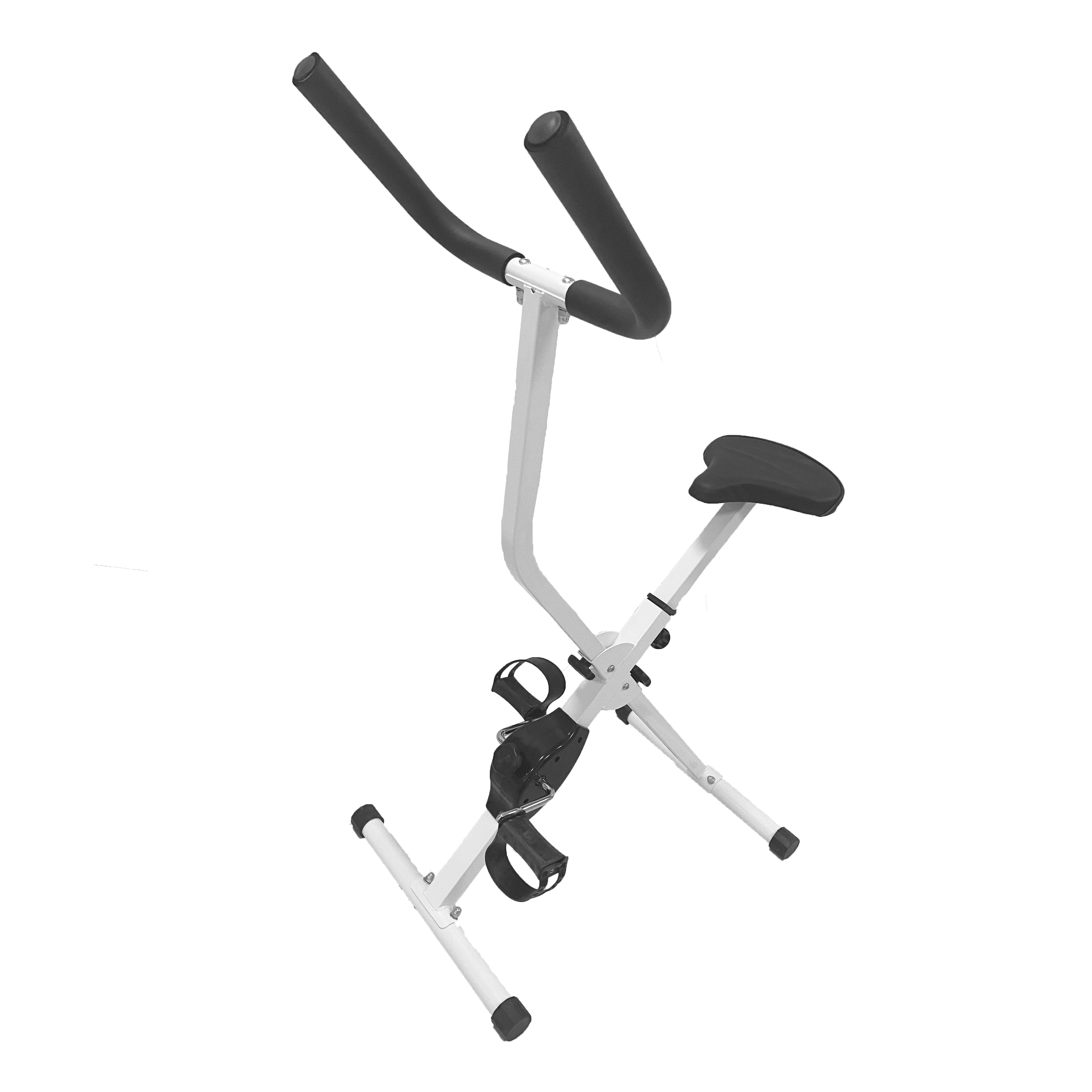 Folding mini exercise bike for arms and legs recovery