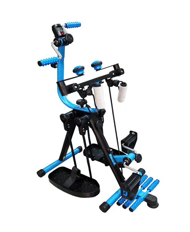 Foldable Pedal Exerciser for Seniors 6 in 1 Hand Arm Leg Knee Physical Therapy Exercise Bike