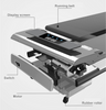 Space Saving Motorised Treadmill Walking Machine with LCD Display