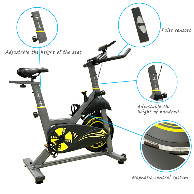 Professional body fit gym master indoor exercise spinning bike