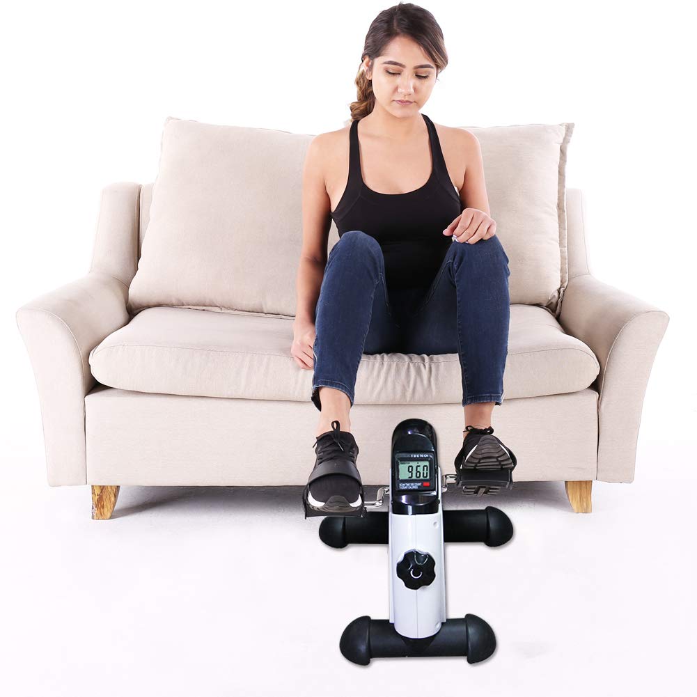 Home Use under Desk Arm Leg Pedal Exercise Bike