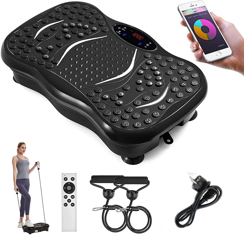 Boost Energy Levels Vibration Plate with Exercise Rope 