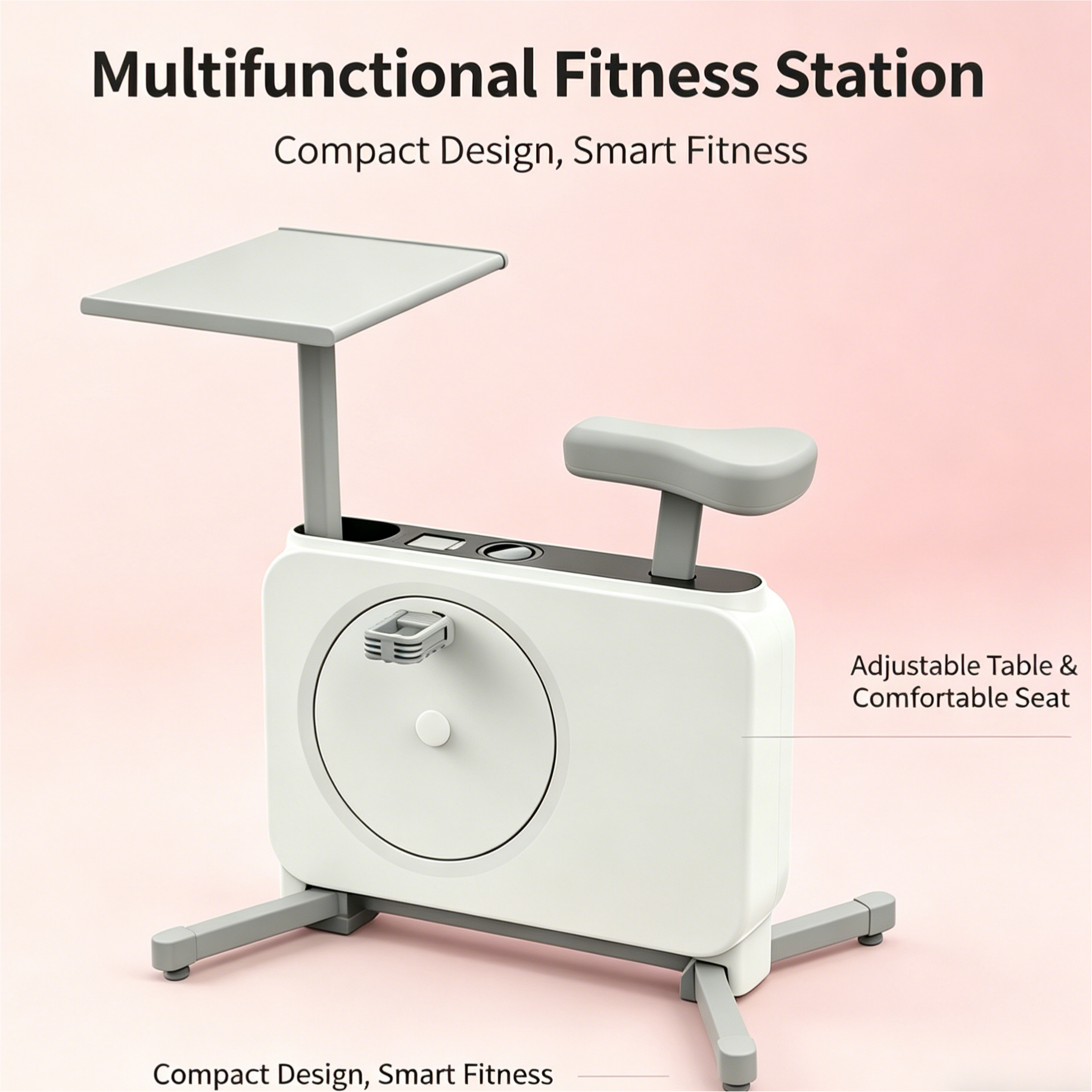 High Quality Magnetic Adjustable Desk Folding Upright Mini Exercise Bike for Spinning Bike Home Fitness Machine